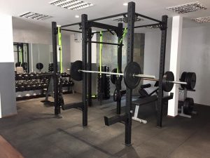 Eleiko Rack für Kniebeugen, Bankdrücken etc